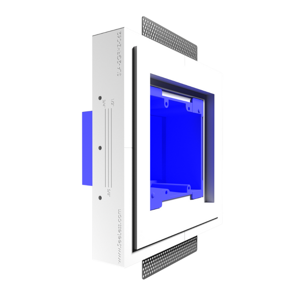 Front-facing installation simplifies centering of Crestron Horizon devices