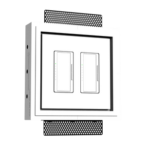 Seamless electrical device integration with sharp square corners