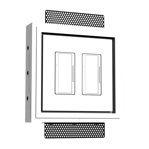 Seamless electrical device integration with sharp square corners