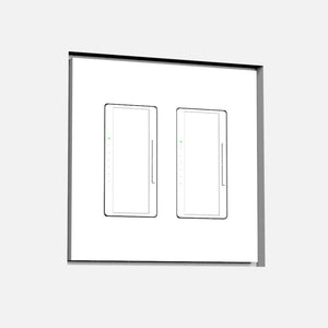 In-wall plaster mounting platform with 1/8" reveal for modern installations