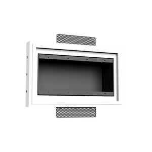 Modern in-wall solution with paintable level five finish for seamless wall integration