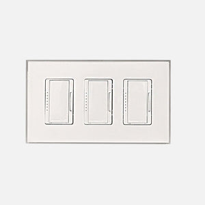 Architectural plaster mounting platform with 1/16" reveal for Lutron devices