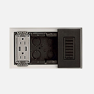 Flush recessed mount compatible with light switches, outlets, and dimmers