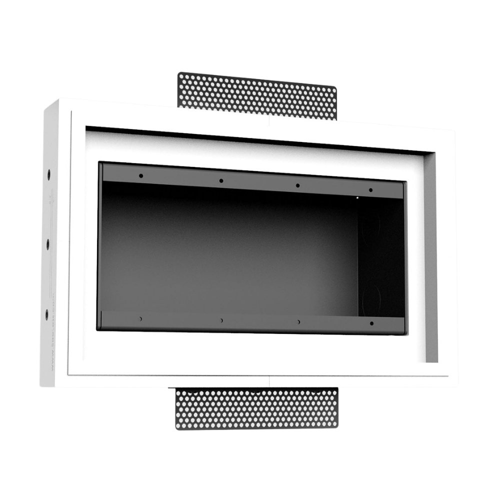 Sleek recessed mounting platform for embedding light switches and outlets