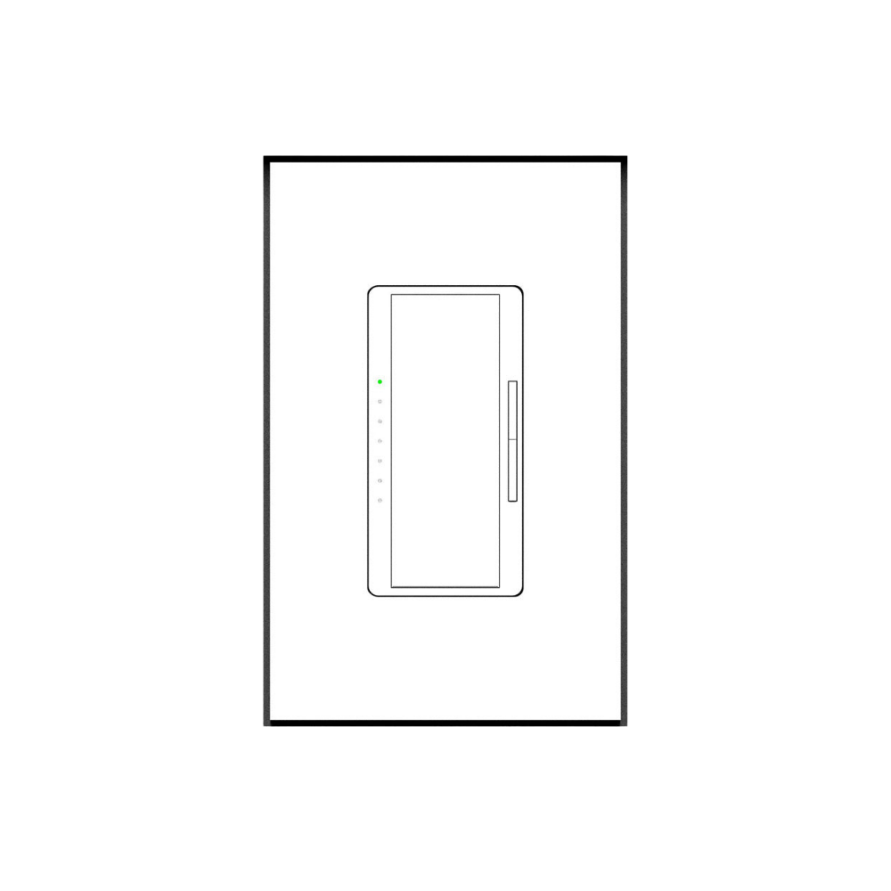 Single-gang mount platform compatible with Lutron New Architectural Style devices