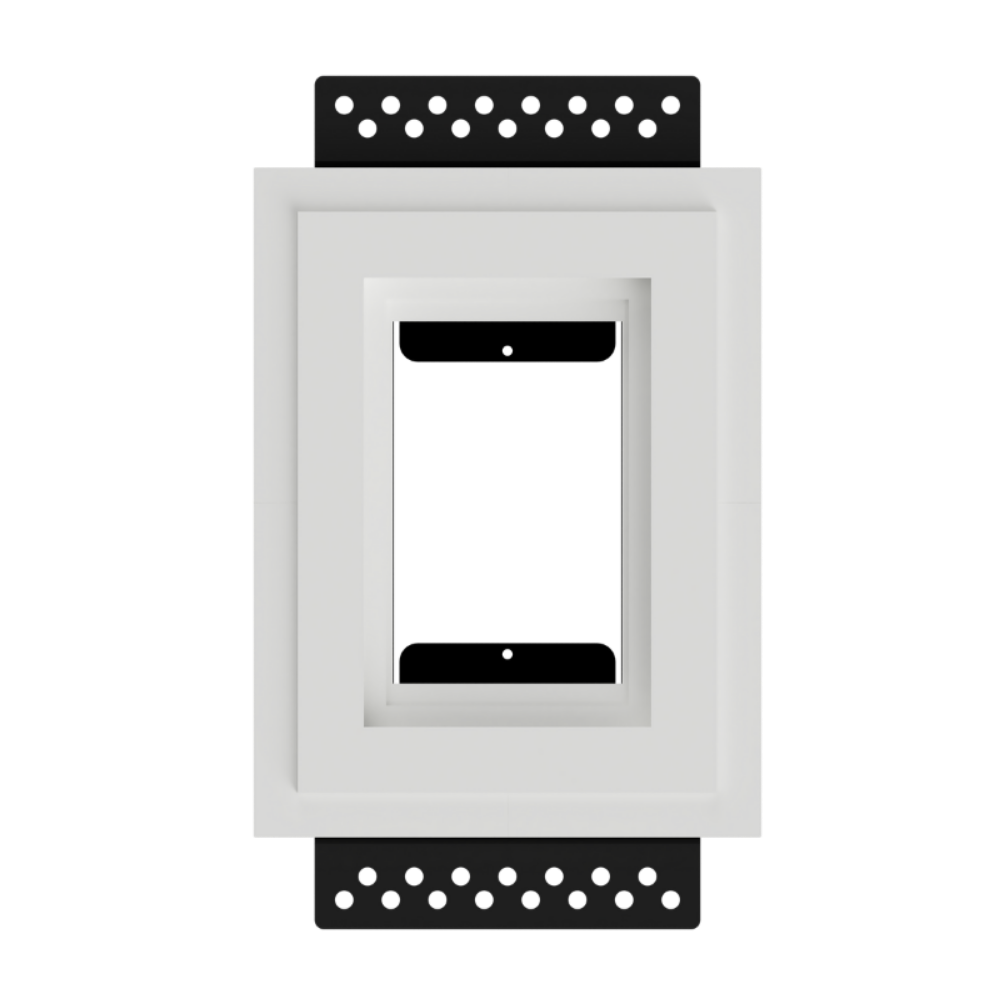 SLA-1GU-062 Universal In-Wall Mount – Architectural Style with Sharp Corners