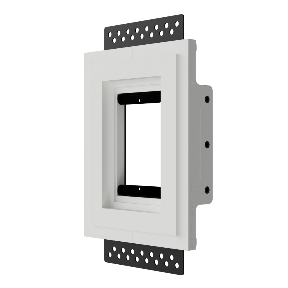 SLA-1GU-062 Universal In-Wall Mount – Architectural Style with Sharp Corners