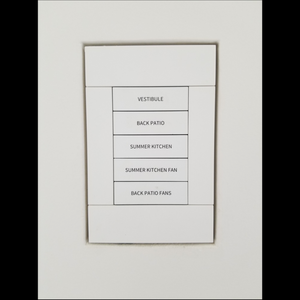 Front view of SeeLess SLA-1GU-062 mount – minimalistic and precise reveal