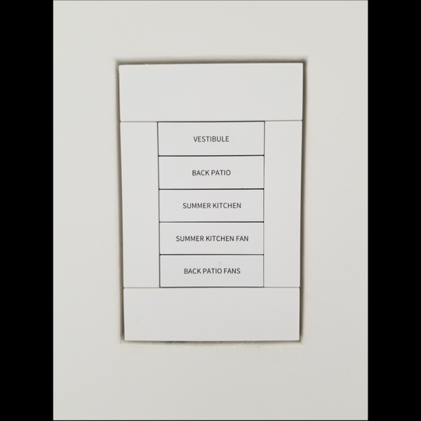 Front view of SeeLess SLA-1GU-062 mount – minimalistic and precise reveal