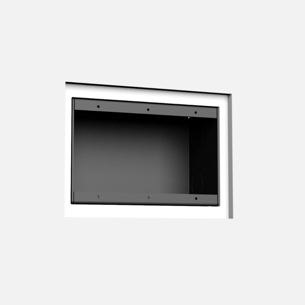 Three-gang in-wall mount for seamless Lutron Architectural device integration