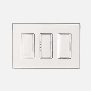 Smooth finish flush mount with sharp corners and paintable plaster surface