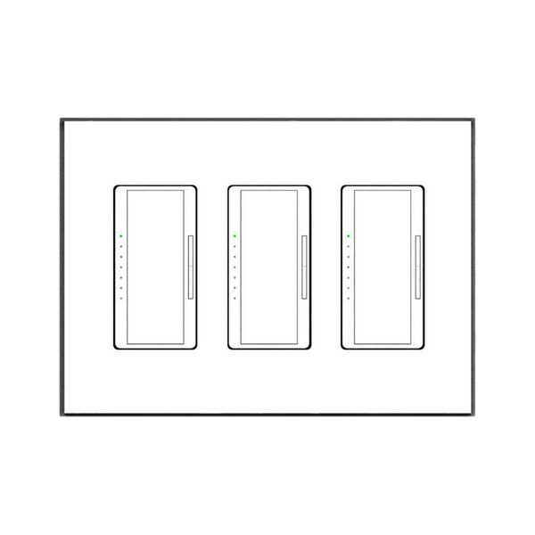 Architectural flush mount designed for modern interiors with clean wall geometry