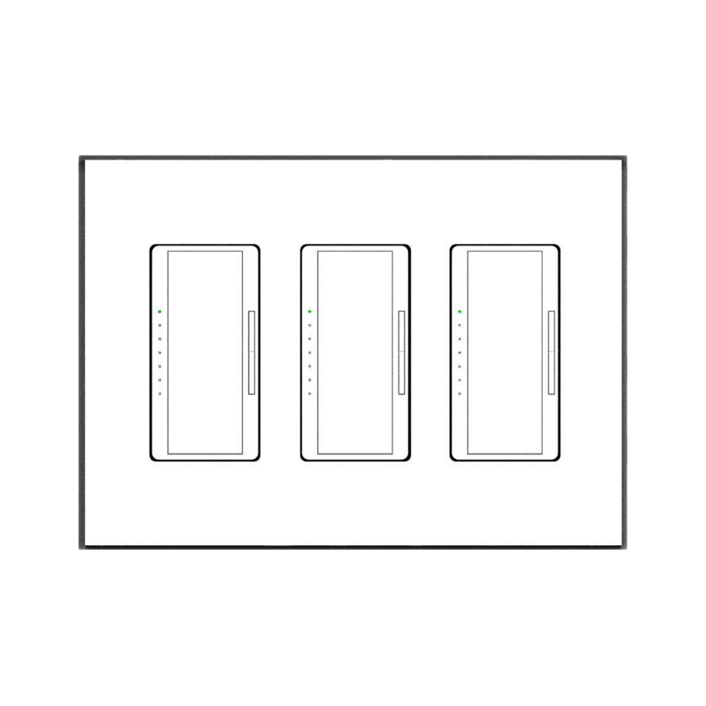 Architectural flush mount designed for modern interiors with clean wall geometry