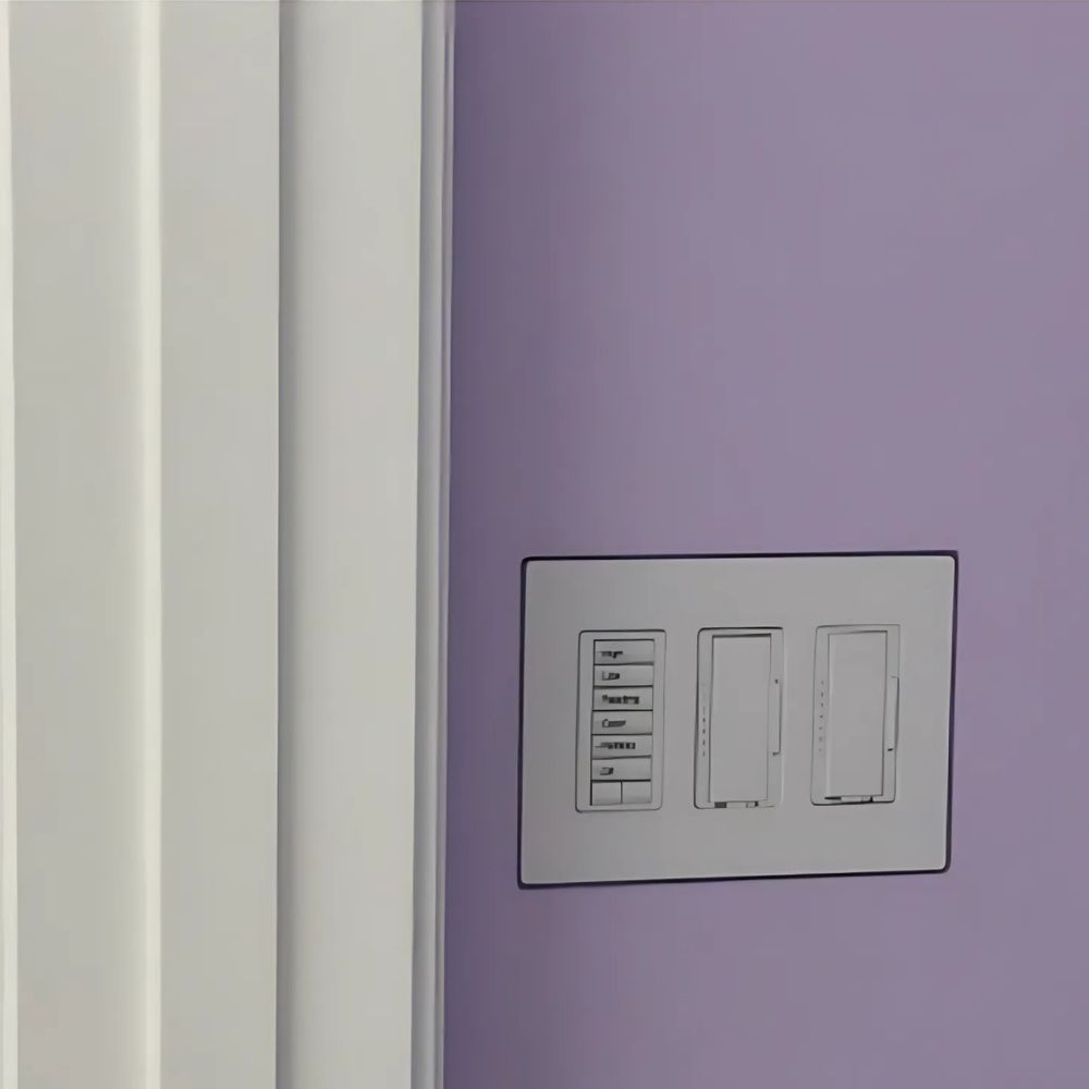 Recessed plaster mounting platform with square corners and 1/16&quot; reveal