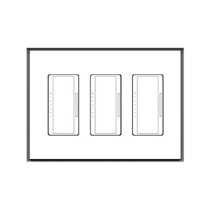 Seamless recessed solution to improve wall geometry and electrical layout