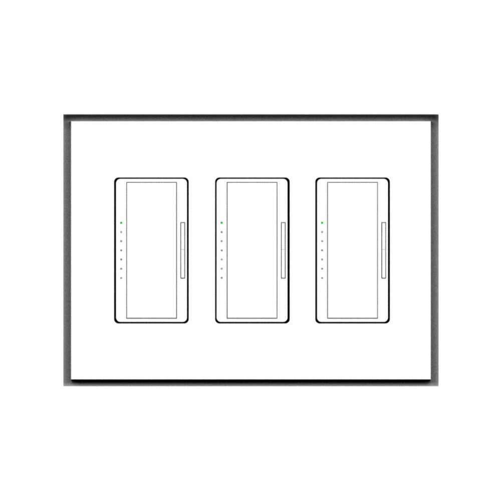 Seamless recessed solution to improve wall geometry and electrical layout