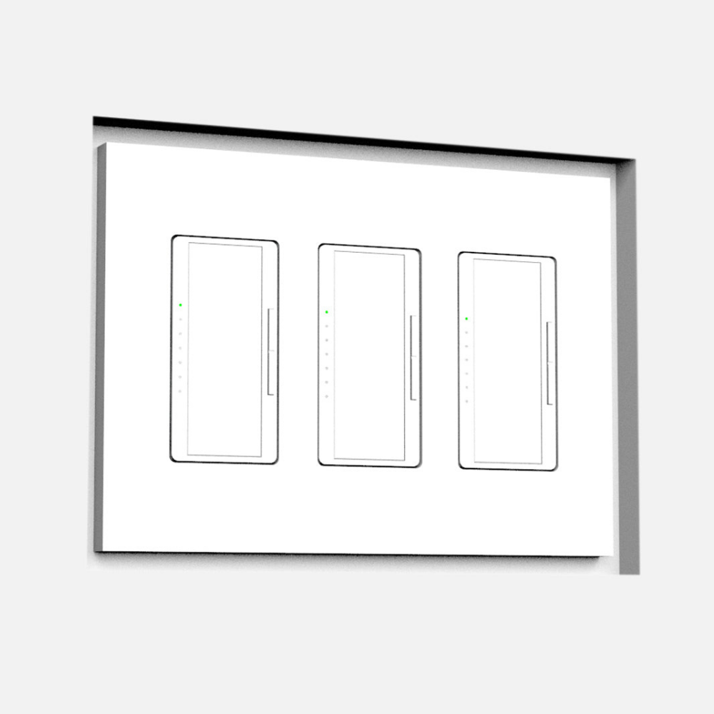 SLA-3G-250 Three Gang Architectural Style | Flush In-Wall Mount