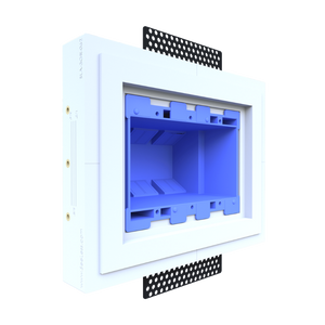 SLA-3GR-062 in-wall mount with front-facing box integration for simplified centering