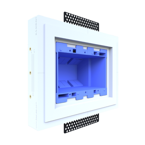 SLA-3GR-062 in-wall mount with front-facing box integration for simplified centering