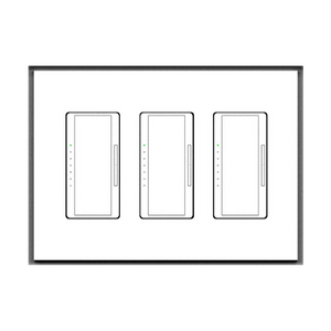 Three-gang architectural in-wall mount SLA-3GR-062 by SeeLess
