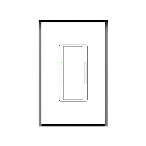 SLA-1G-125 One Gang Architectural Style Mount – Front View with 1/8" Reveal