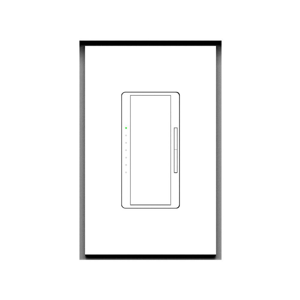 SLA-1G-125 One Gang Architectural Style Mount – Front View with 1/8&quot; Reveal
