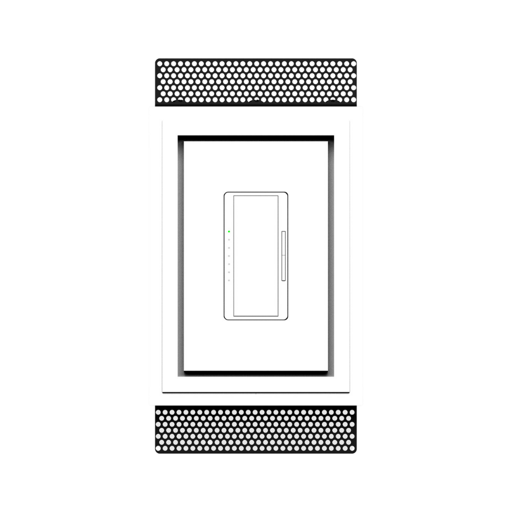 Close-up of seamless paintable finish and precision wall alignment