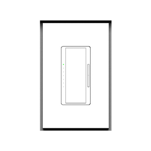 1/8" reveal measured around single-gang electrical components