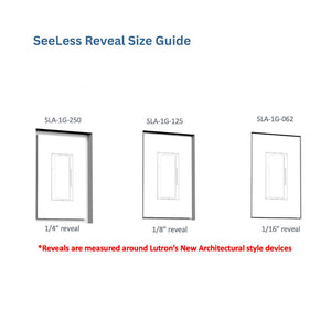 Seamless recessed mounting platform with paintable Level 5 plaster finish