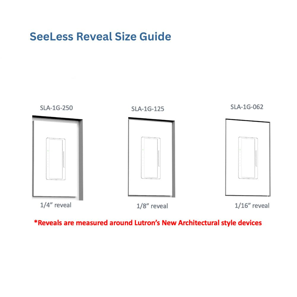 Seamless recessed mounting platform with paintable Level 5 plaster finish