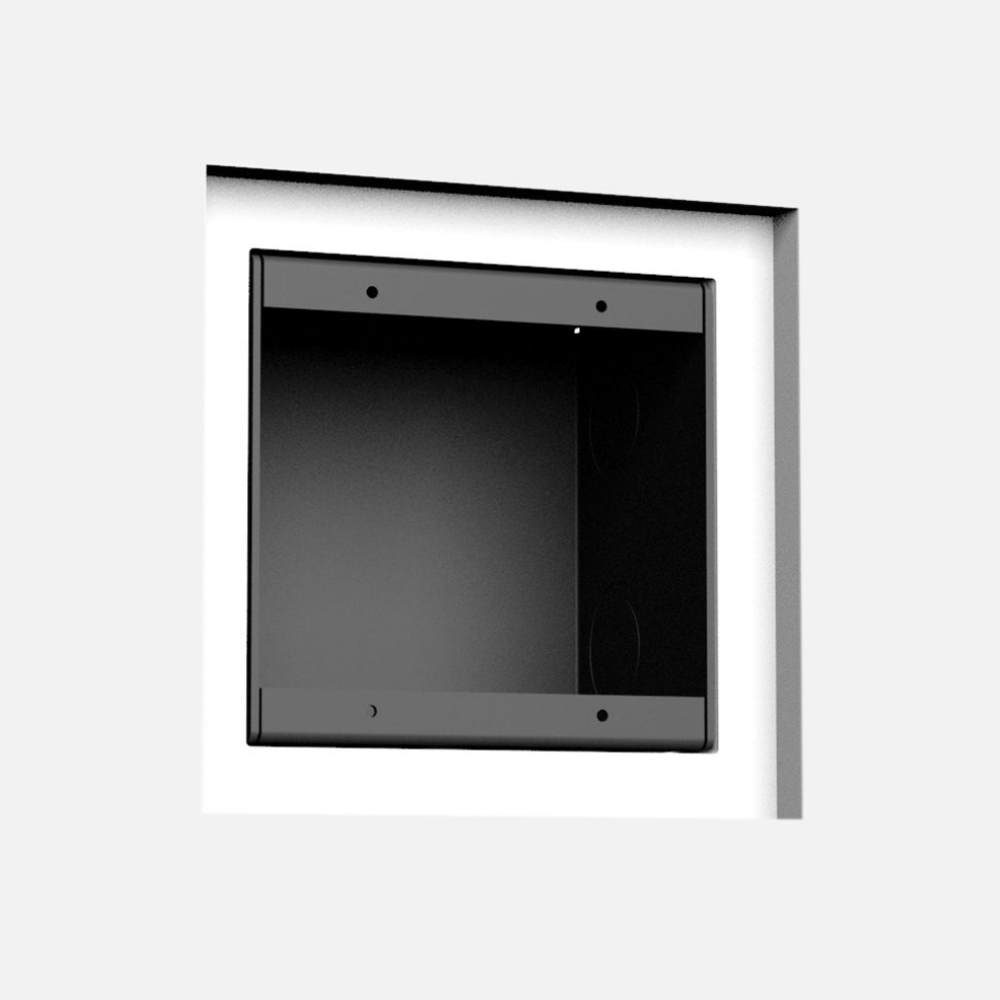 Clean electrical layout with sharp lines and modern geometry