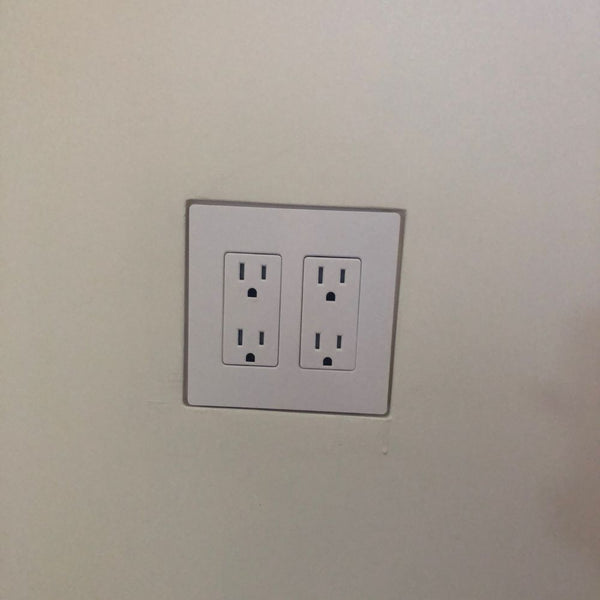 front view of SLA-2GR-062 showing recessed cavity and universal mounting system