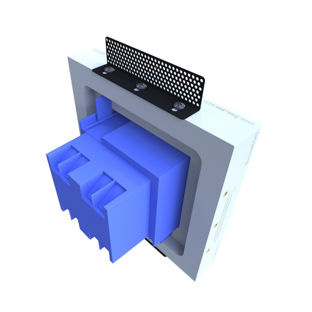 SLA-2GR-062 Architectural Style Two-Gang Flush Mount for Carlon Plastic Boxes