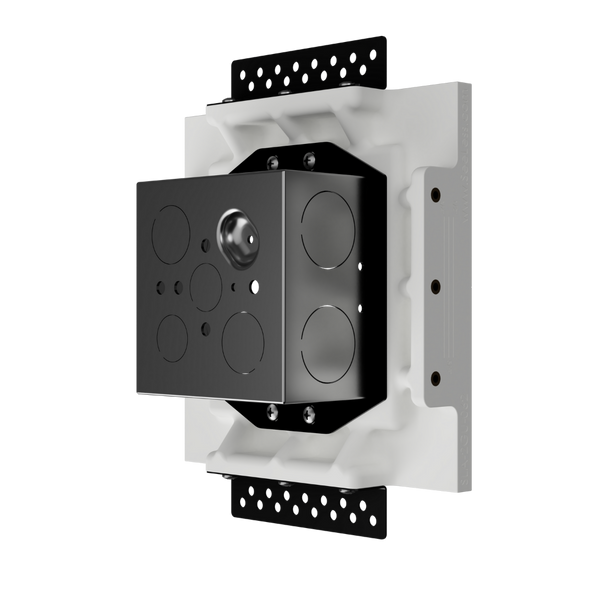 Seamless recessed installation of SeeLess SLA-2GU-062 – sharp-edged architectural design