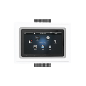 SLD-TPC410-375 In-Wall Mount for Control4 10” Touch Panel — clean gypsum finish, flush with the wall surface.