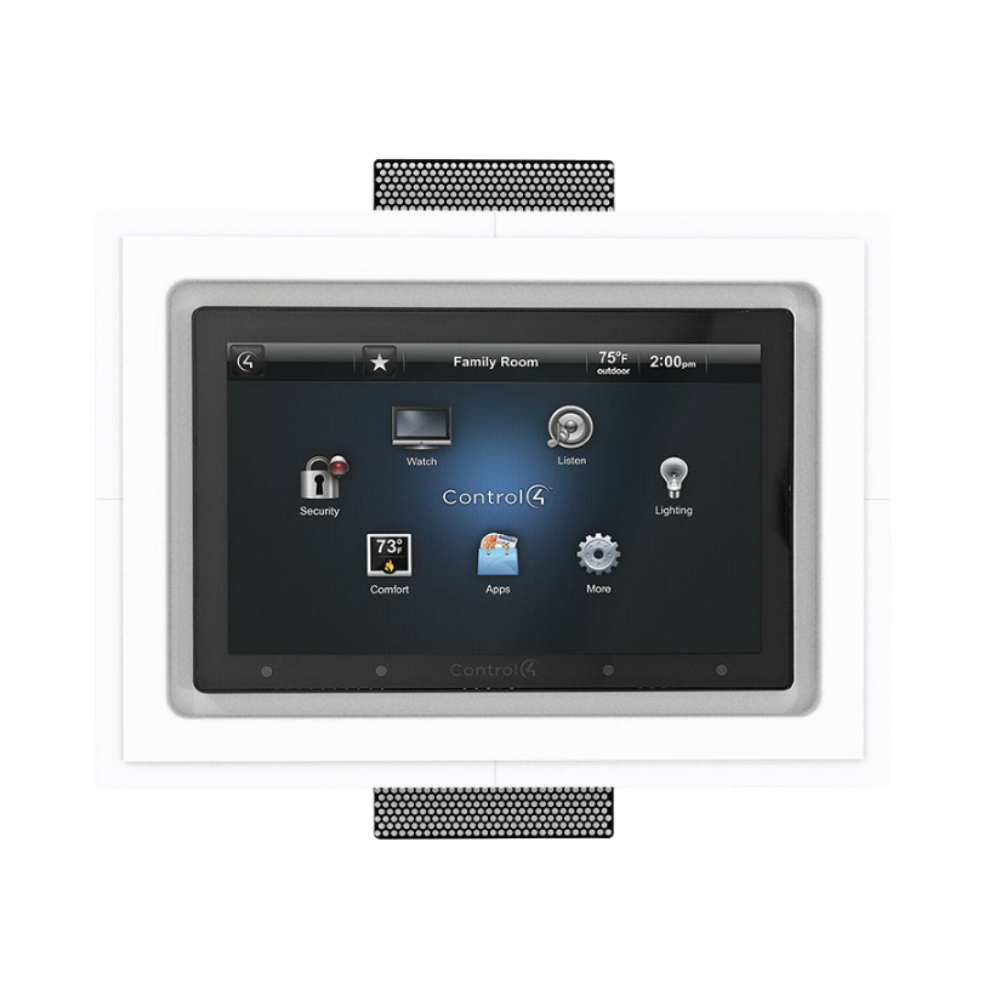 Control4 8-inch touch panel flush in-wall mounting platform by SeeLess