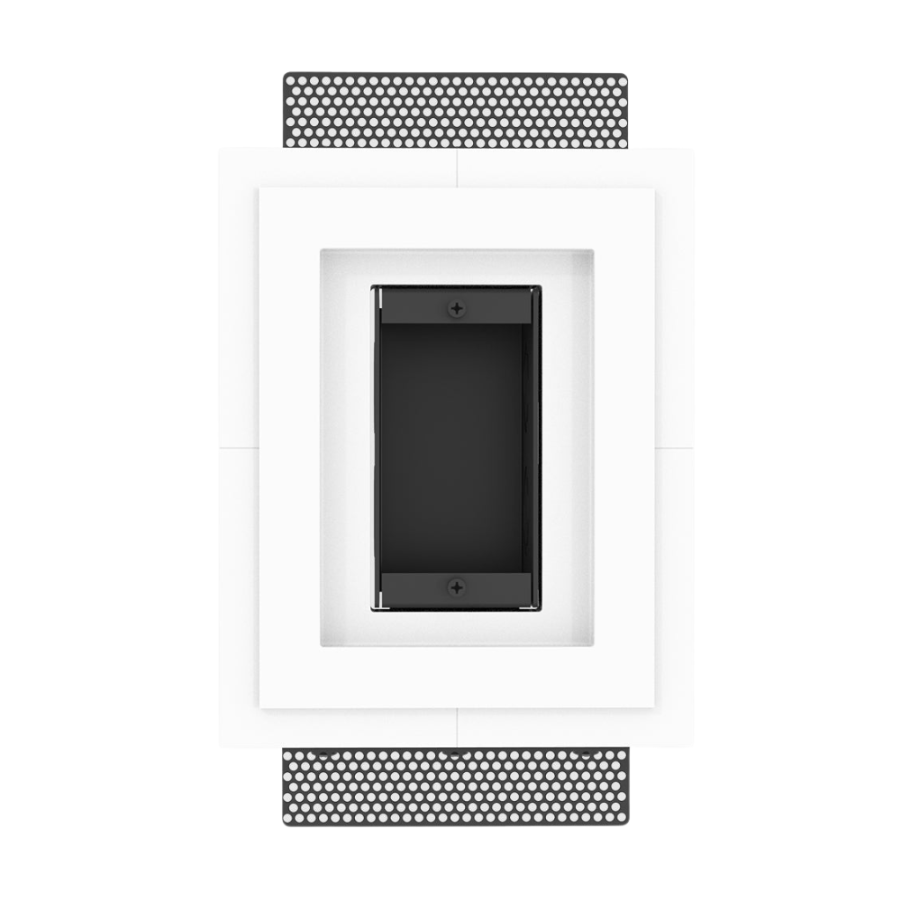 Crestron Horizon one-gang flush in-wall mounting platform by SeeLess