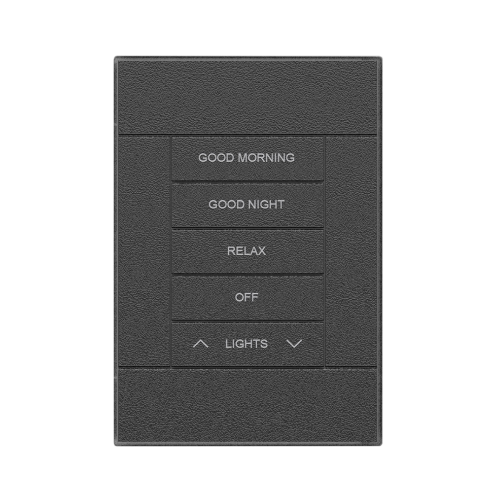 Close-up of SLA-1GHZ-062 flush mount for Crestron Horizon keypad – seamless finish.