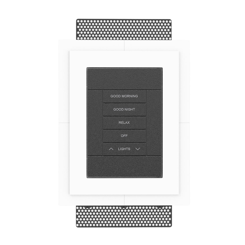 Crestron Horizon one-gang flush in-wall mounting platform by SeeLess