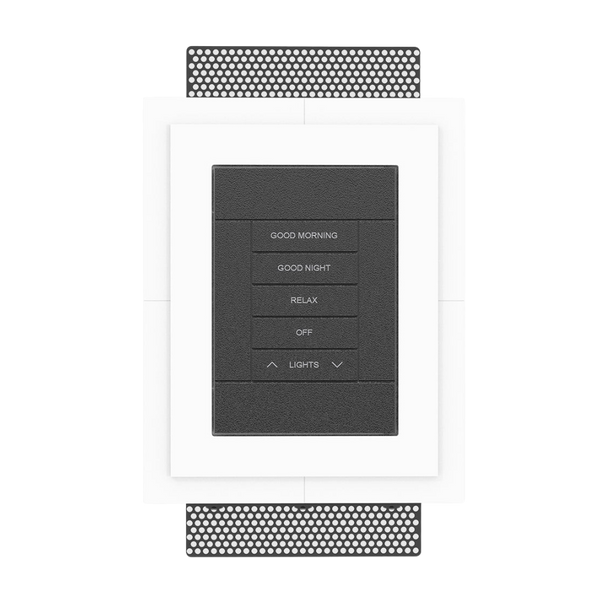 Crestron Horizon one-gang flush in-wall mounting platform by SeeLess