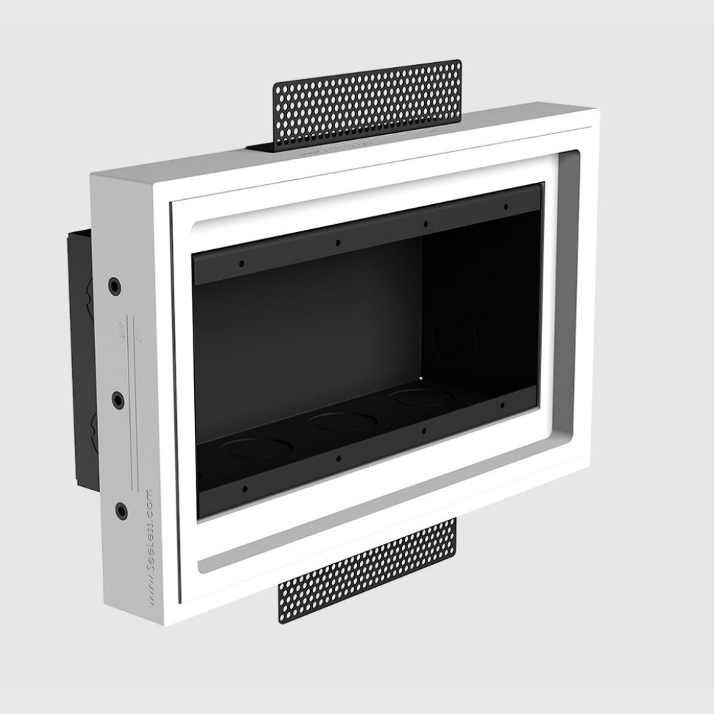 SLD-4G-062 Four Gang Designer Style | Flush In-Wall Mount