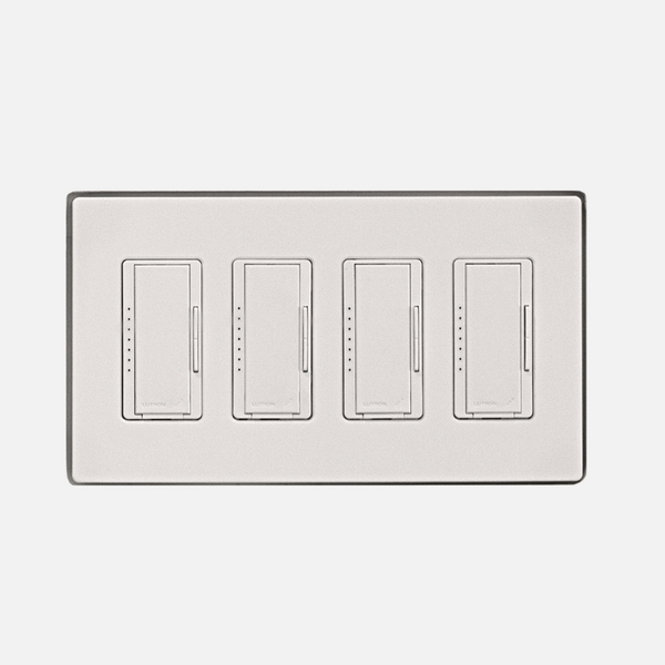 SLD-4G-062 Four Gang Designer Style | Flush In-Wall Mount