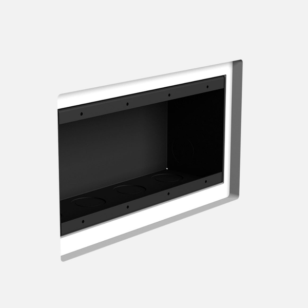 SLD-4G-062 Four Gang Designer Style | Flush In-Wall Mount