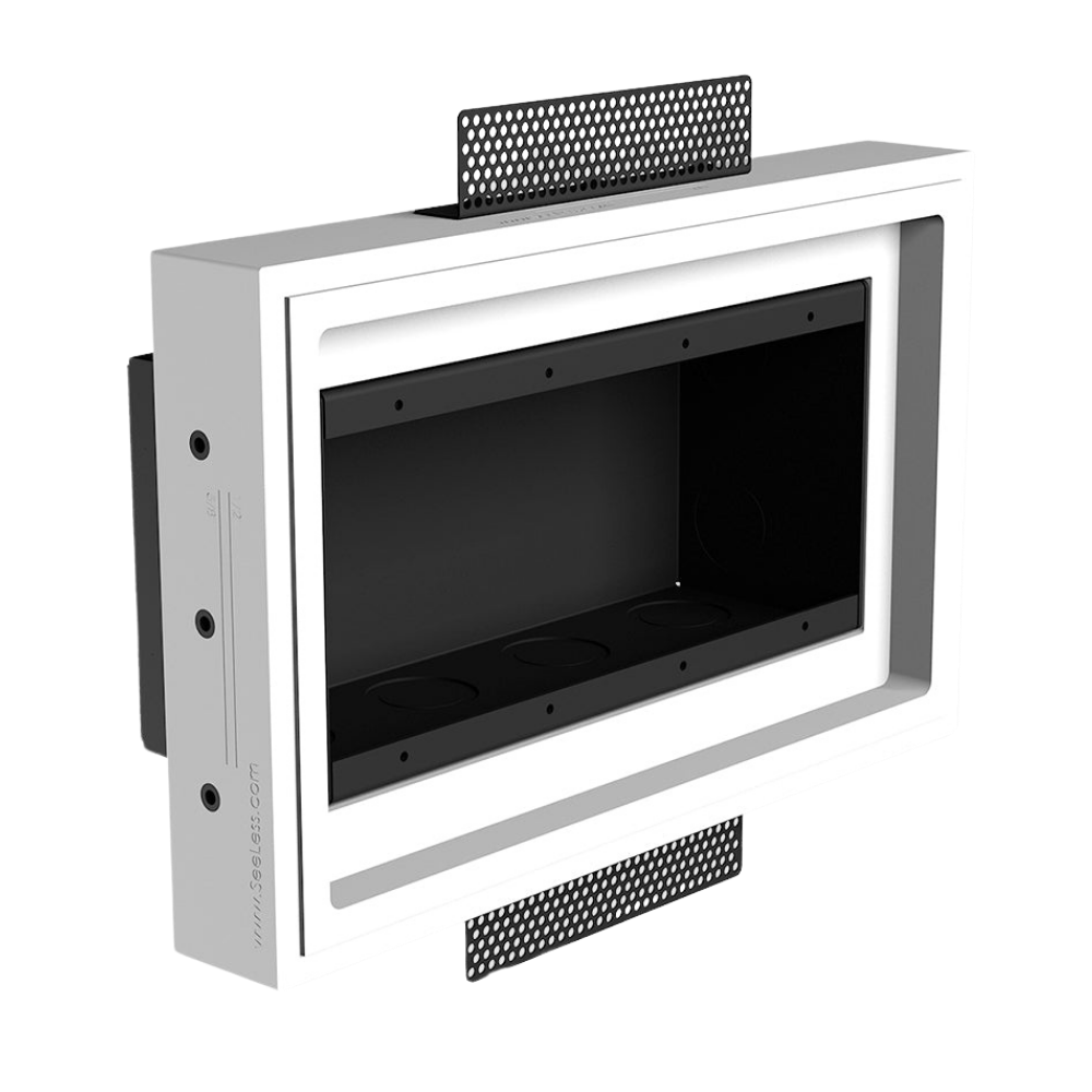 Flush in-wall mounting platform, SLD-4G-125 – modern smooth finish with soft edges