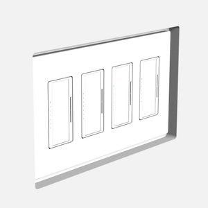 Embedded four-gang mount, SLD-4G-250 – trimless plaster solution for contemporary homes