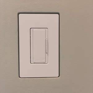 Painted SLD-1G-062 flush mount in finished drywall