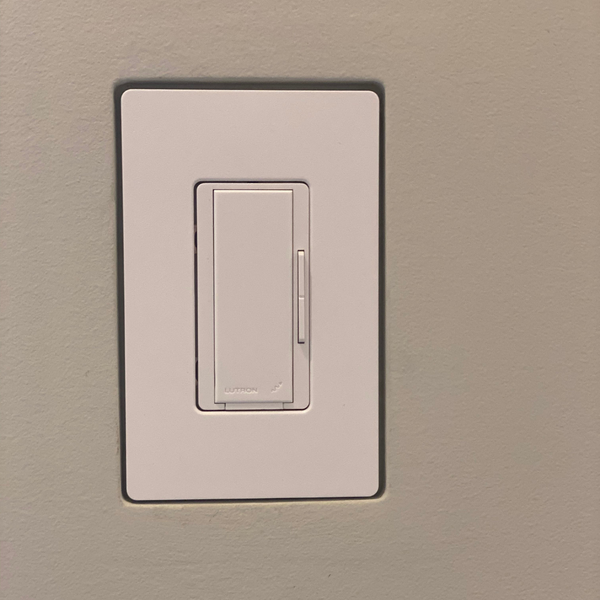 Painted SLD-1G-062 flush mount in finished drywall