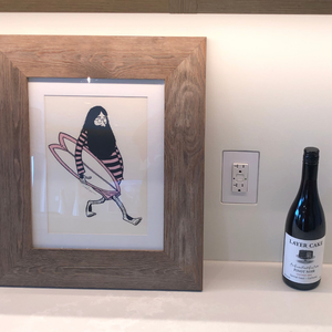 One-gang flush wall adapter for designer-grade finishes