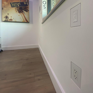 SeeLess mount installed for one-gang switch or outlet