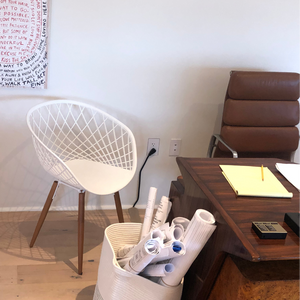 One-gang flush wall adapter for designer-grade finishes